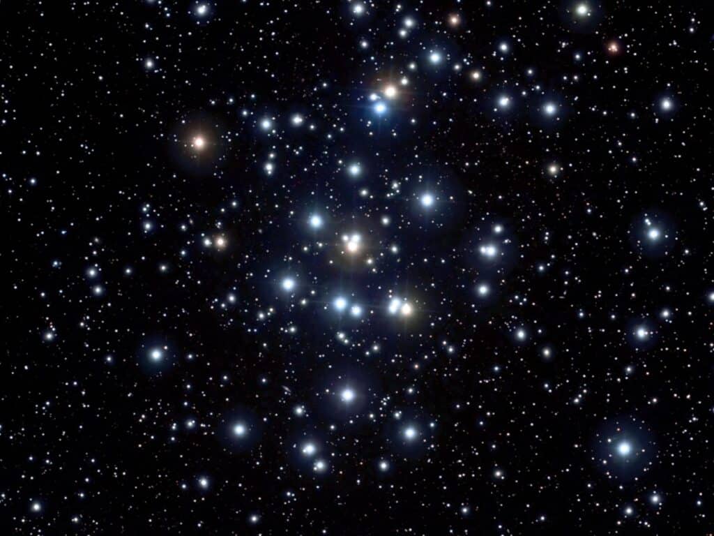 Cúmulo estelar M44. Créditos: Giuseppe Donatiello.